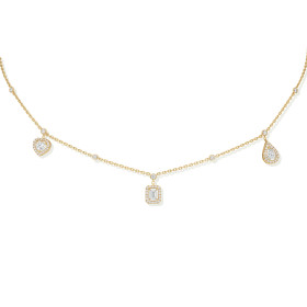 Messika My Twin Halskette 11945-YG
