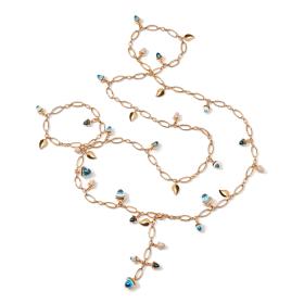 Tamara Comolli MIKADO Halskette 'Sky' mit Diamant Pavé N-M-100-Sky-p-rg