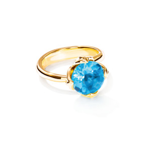 Tamara Comolli TULIP Ring Small mit Swiss Topas R-TUL-s-ToSw-yg