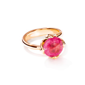 Tamara Comolli TULIP Small Ring mit rosa Turmalin R-TUL-s-TuRo-rg