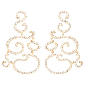 Ole Lynggaard Copenhagen Love Bands Chandelier-Ohrringe A2603-404