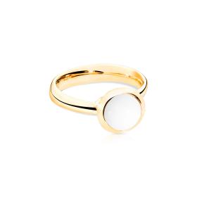 Tamara Comolli BOUTON Ring small Cacholong R-BOU-s-Cach-yg