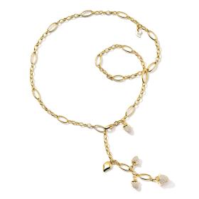 Tamara Comolli MIKADO Collier Delicate mit Diamond Pavé  N-M-Del51-p-yg