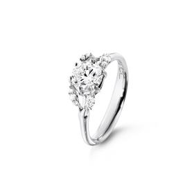 Ole Lynggaard Copenhagen Winter Frost Solitaire Ring A2781-542