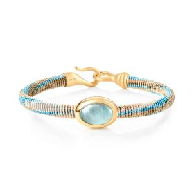 Ole Lynggaard Copenhagen Life Armband mit Aquamarin A2955-405