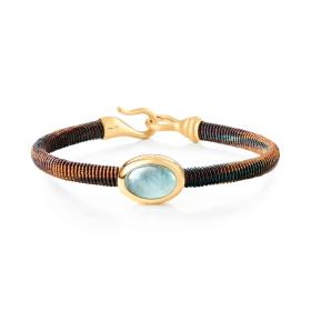 Ole Lynggaard Copenhagen Life Armband mit Aquamarin A2955-401