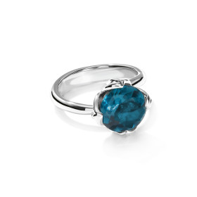 Tamara Comolli TULIP Ring Small mit London Topas R-TUL-s-ToLo-wg