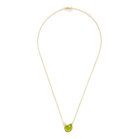 Tamara Comolli SIGNATURE Halskette 2 Drops  N-Sig-2Dr-Per-p-yg