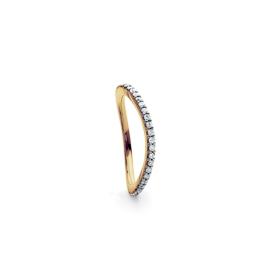 Ole Lynggaard Copenhagen Love Band Ring Curved A2601-409
