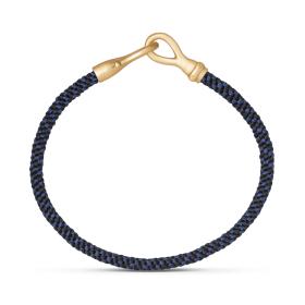 Ole Lynggaard Copenhagen Herrenarmband Life aus mattem Seidengold mit Mitternachtsthema A3046-401