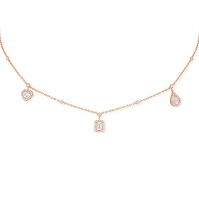 Messika My Twin Trio Halskette 11945-PG