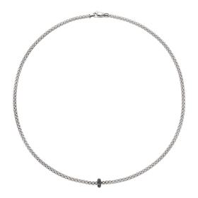 FOPE Prima Halskette mit schwarzen Diamanten 74508CX_BN_B_X1X_043