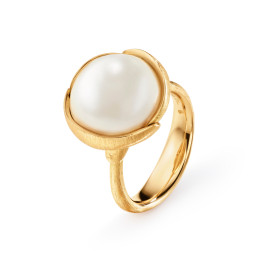 Ole Lynggaard Copenhagen Lotus Ring Pearl, large A2755-403