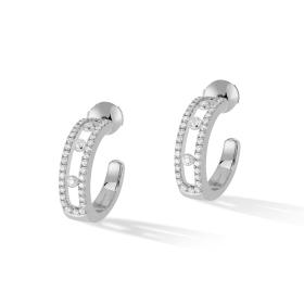 Messika Move Classique Pavé Hoop Creolen 04993-WG