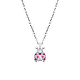 Chopard Happy Diamonds Marienkäfer Anhänger mit Halskette 79A186-1201