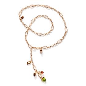 Tamara Comolli MIKADO Halskette Delicate 'INDIAn Summer'  N-M-Del51-IS-pD-rg