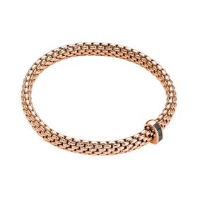 FOPE Vendôme Flex'it Armband mit schwarzen Diamanten 58402BX_BN_R_XRX_0XS
