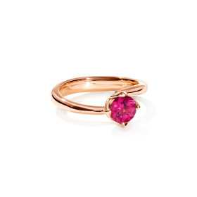 Tamara Comolli TULIP Ring XS mit rosa Turmalin R-TUL-xs-TuRo-rg
