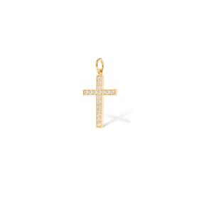 Ole Lynggaard Copenhagen Cross Anhänger Pavé A2951-402