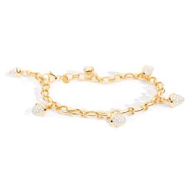 Tamara Comolli MIKADO Charm Diamant Pavé Armband B-MC-Ch-p-yg