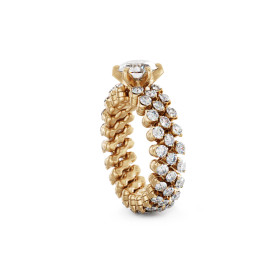 Serafino Consoli Brevetto Solitaire Multi-Size Ring RMS SL WD 100 3F2 RG WD
