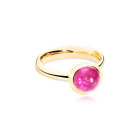 Tamara Comolli BOUTON Ring small rosa Turmalin R-BOU-s-TuRo-yg