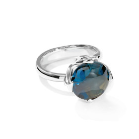 Tamara Comolli TULIP Ring Large mit London Topas R-TUL-l-ToLo-wg