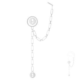 Messika Einzelner Lucky Move Charms Ohrring 11573-WG