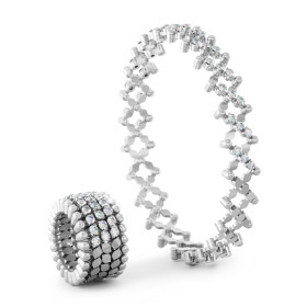Serafino Consoli Brevetto Multi-Size Ring S.RB 5HM4 WG WD