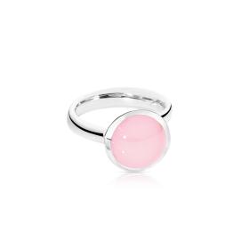 Tamara Comolli BOUTON Ring large pinker Chalcedon R-BOU-l-ChPi-wg