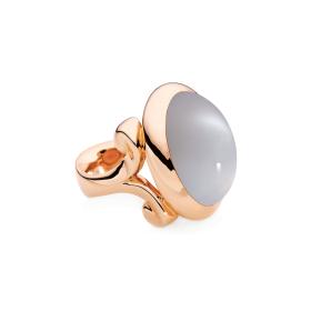 Tamara Comolli HIPPIE GLAM Ring small Grauer Mondstein R-HG-s-MoGr-rg
