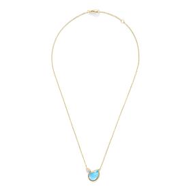 Tamara Comolli SIGNATURE Halskette 2 Drops  N-Sig-2Dr-ToSw-p-yg