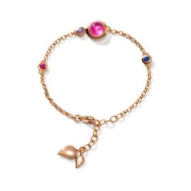 Tamara Comolli BOUTON Armband Mini Chain 'Wildberry' small/medium B-BOU-c-WB-sm-rg