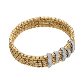 FOPE Eka Flex'it Armband mit Diamantpavé 75601BX_PB_G_XBX_0XS