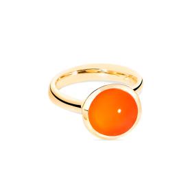 Tamara Comolli BOUTON Ring large Karneol R-BOU-l-Carn-yg