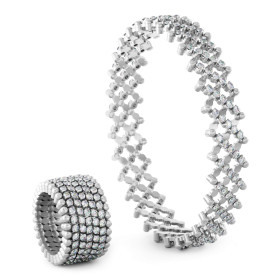 Serafino Consoli Serafino Multi-Size Ring und Armreif S.RB 7M2 WG WD