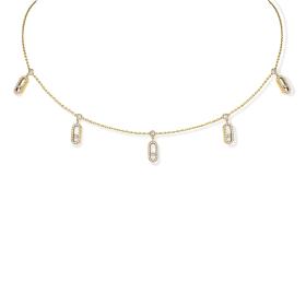 Messika Move Uno Choker Kette mit Quasten 12150-YG