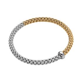 FOPE Solo Flex'it Armband mit zweifarbigem Geflecht 01M06B2_BB_2_XBX_0XS