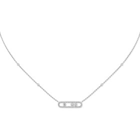 Messika Move Classique Baby Pavé Halskette 04322-WG