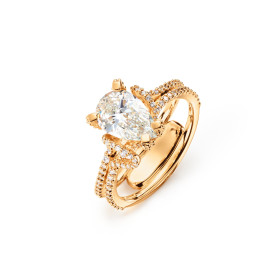 Ole Lynggaard Copenhagen Love Bands Solitaire Ring A2784-404