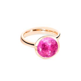 Tamara Comolli BOUTON Ring large rosa Turmalin R-BOU-l-TuRo-rg