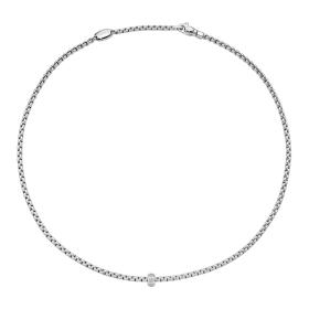 FOPE Eka Halskette mit Diamanten in Rautenfassung 73101CX_BB_B_XBX_043