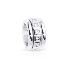 Tamara Comolli CURRICULUM VITAE 77 Ring mit Diamanten R-CV77-13-PrL-wg