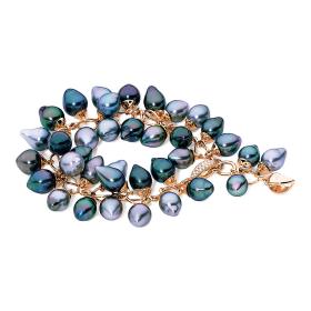 Tamara Comolli TAHITIAN GRAPES Armband Tahitiperlen B-GRP-Tah-rg