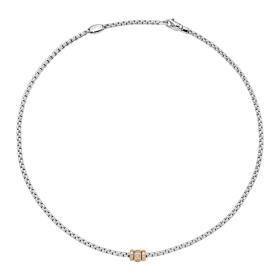 FOPE Eka Halskette mit Diamanten in Rautenfassung 73101C3_PB_B_RRR_043