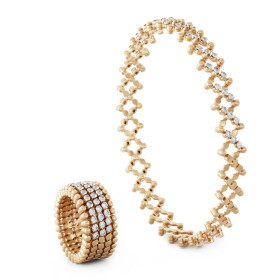 Serafino Consoli Serafino Multi-Size Ring und Armreif S.RB 5HM2 RG WD