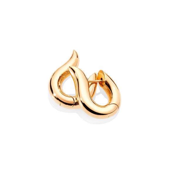 Tamara Comolli-SIGNATURE Hoop Ohrringe small 18K Gelbgold-E-Ho-s-yg-1