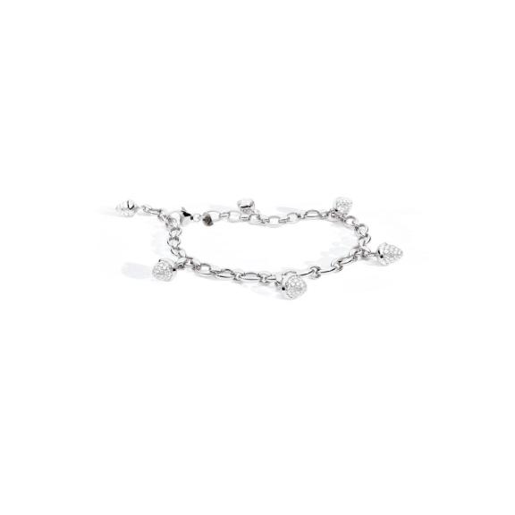 Tamara Comolli-Mikado Charm Diamant Pavé Armband-B-MC-ch-p-wg-1