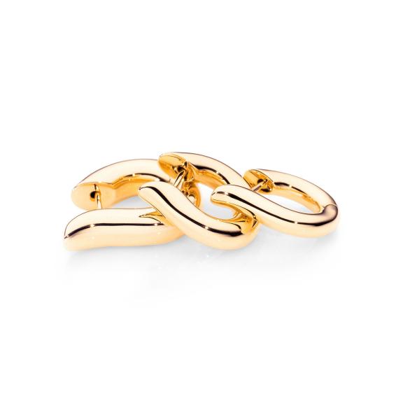 Tamara Comolli-SIGNATURE Hoop Ohrringe small 18K Gelbgold-E-Ho-s-yg-3