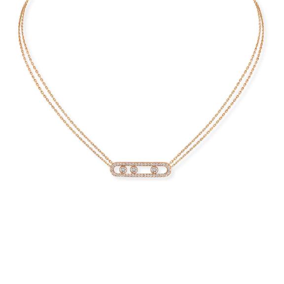 Messika-Move Classique Pavé Halskette-03994-PG